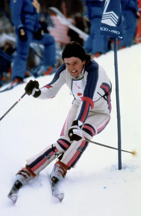 Framed Print : Andreas Wenzel During Slalom Event Framed Print : Andreas Wenzel During Slalom Event