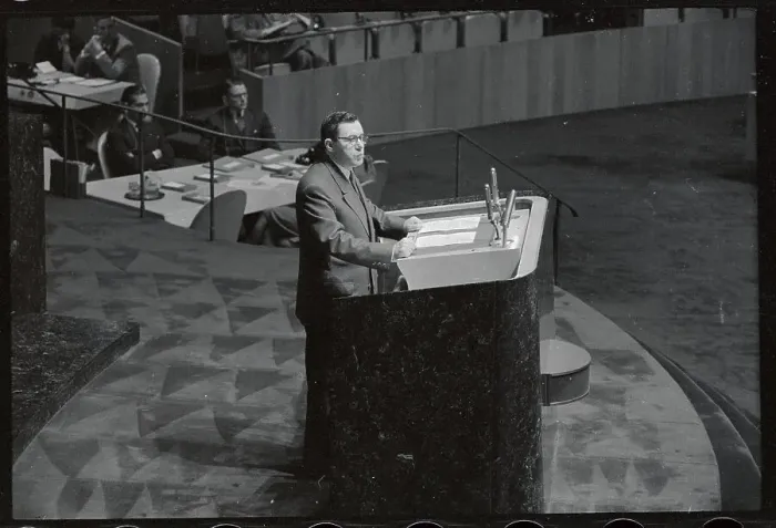 Framed Print : Andrei Gromyko Addressing United Nations Assembly Framed Print : Andrei Gromyko Addressing United Nations Assembly