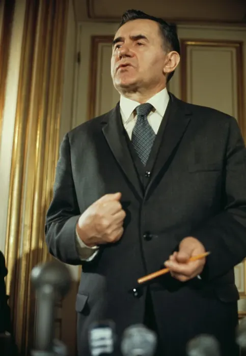 Framed Print : Andrei Gromyko In Paris
