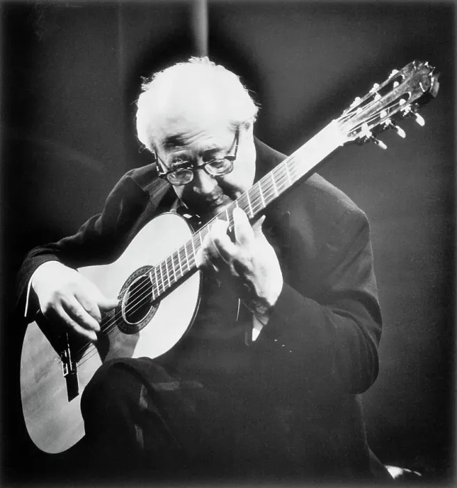 Framed Print : Andres Segovia Playing Guitar Framed Print : Andres Segovia Playing Guitar