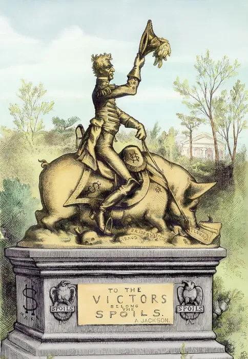 Framed Print : Andrew Jackson Riding Pig Framed Print : Andrew Jackson Riding Pig
