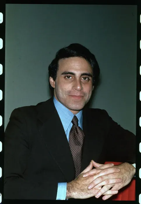 Framed Print : Andrew Stein Posing with Clasped Hands Framed Print : Andrew Stein Posing with Clasped Hands