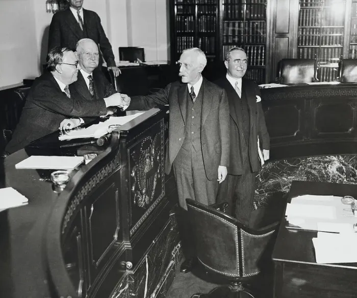 Framed Print : Andrew W. Mellon with Representatives