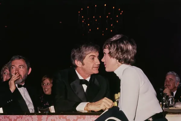 Julie Andrews and Blake Edwards Attend Event Print, 1975. Art