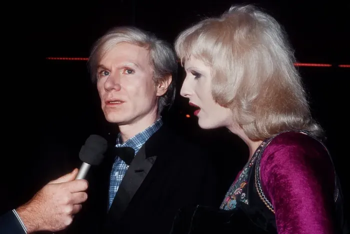 Framed Print : Andy Warhol and Candy Darling