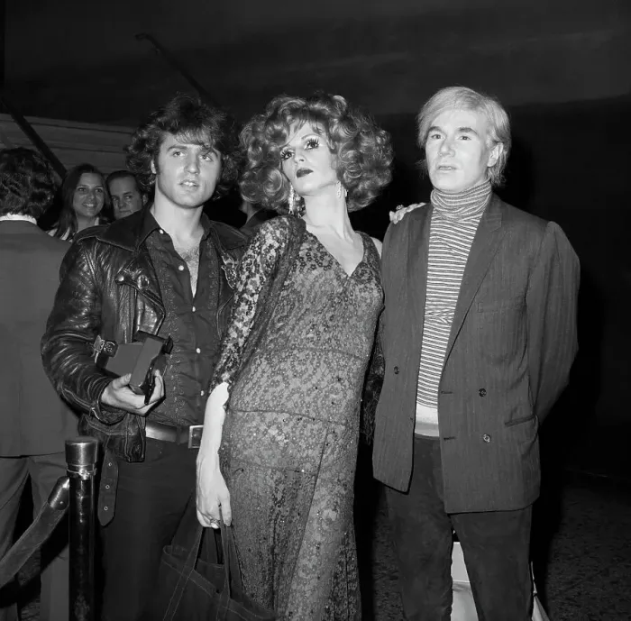 Framed Print : Andy Warhol at Film Premier Framed Print : Andy Warhol at Film Premier