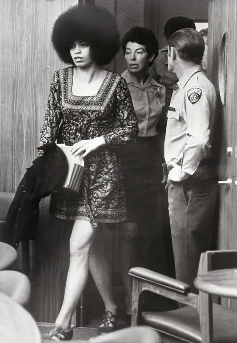 Framed Print : Angela Davis At Pre-Trial Hearings Framed Print : Angela Davis At Pre-Trial Hearings