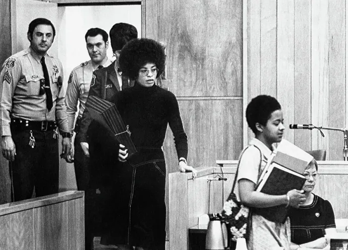 Framed Print : Angela Davis Trial Framed Print : Angela Davis Trial