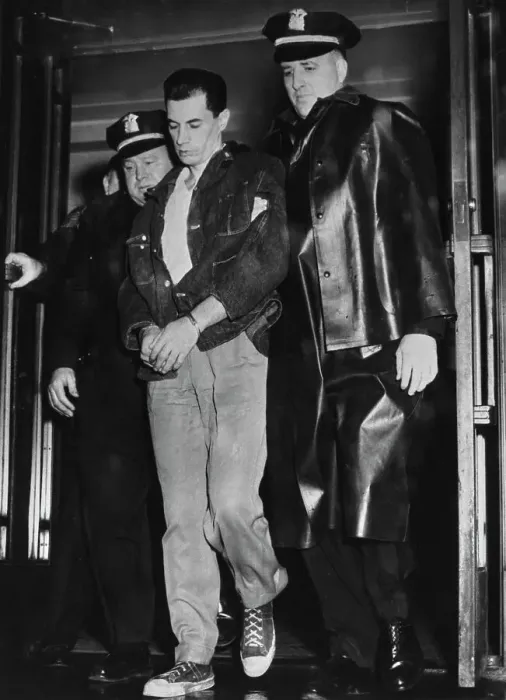 Framed Print : Angelo LaMarca Leaving Court In Handcuffs Framed Print : Angelo LaMarca Leaving Court In Handcuffs