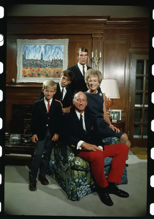 Framed Print : Angier Biddle Duke and His Family Framed Print : Angier Biddle Duke and His Family
