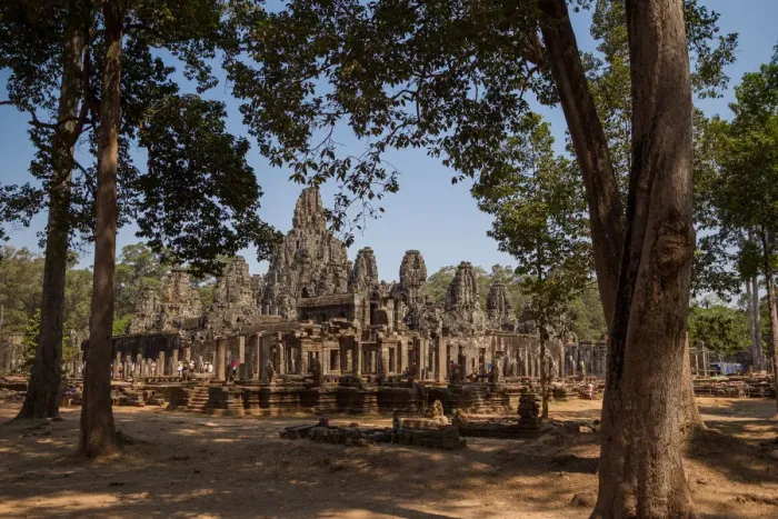 Framed Print : Angkor Thom - The Bayon Framed Print : Angkor Thom - The Bayon