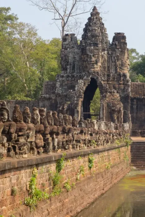 Framed Print : Angkor Thom South Gate Tower Framed Print : Angkor Thom South Gate Tower