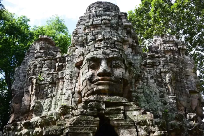 Framed Print : Angkor Thom West gate, Siem Reap, Cambodia Framed Print : Angkor Thom West gate, Siem Reap, Cambodia