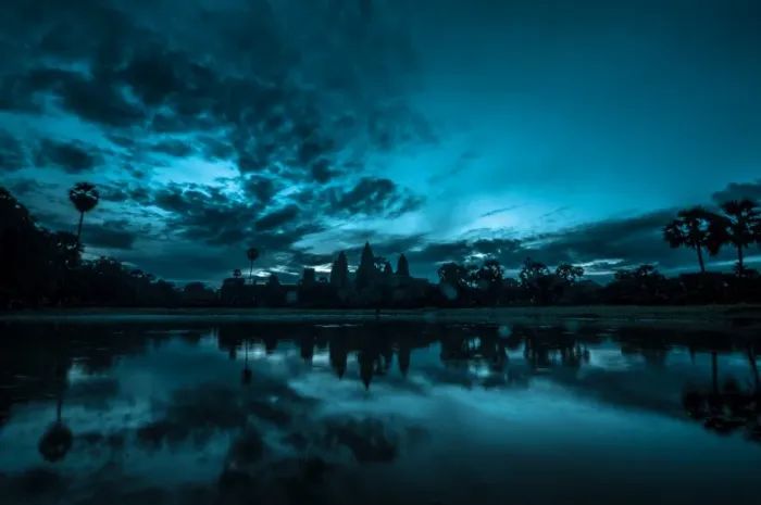 Framed Print : Angkor Wat at blue hour Framed Print : Angkor Wat at blue hour