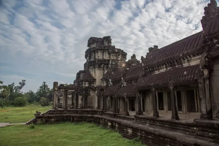 Framed Print : Angkor Wat temple gate in siem reap, cambodia Framed Print : Angkor Wat temple gate in siem reap, cambodia