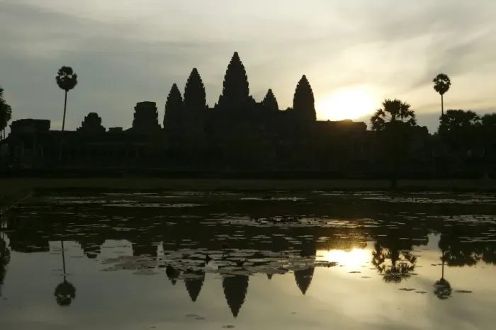 Framed Print : Angkor Wat Temple at Sunrise Framed Print : Angkor Wat Temple at Sunrise