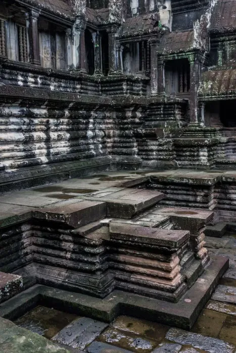 Framed Print : Angkor Wats interior Framed Print : Angkor Wats interior