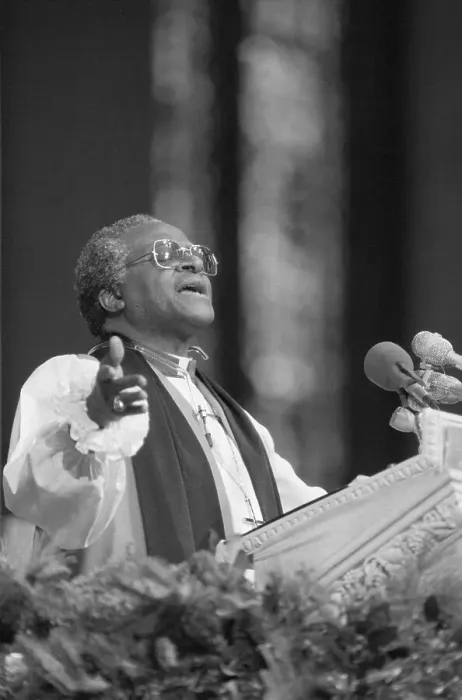 Framed Print : Anglican Bishop Tutu of South Africa Framed Print : Anglican Bishop Tutu of South Africa