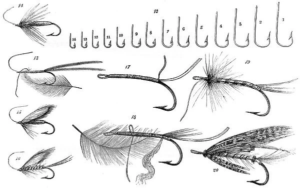 Angling engraving 1878