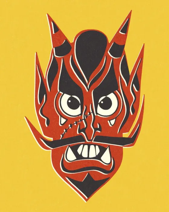 Framed Print : Angry Devil Framed Print : Angry Devil