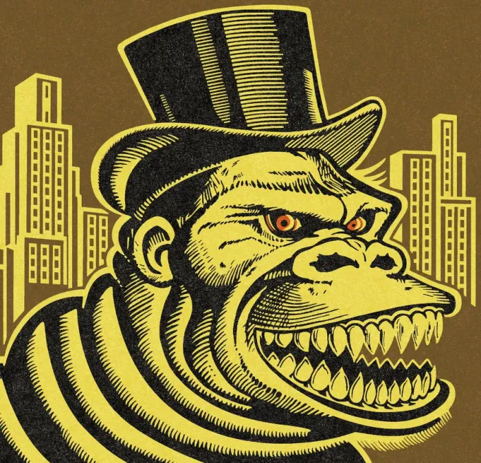 Framed Print : Angry Gorilla Framed Print : Angry Gorilla