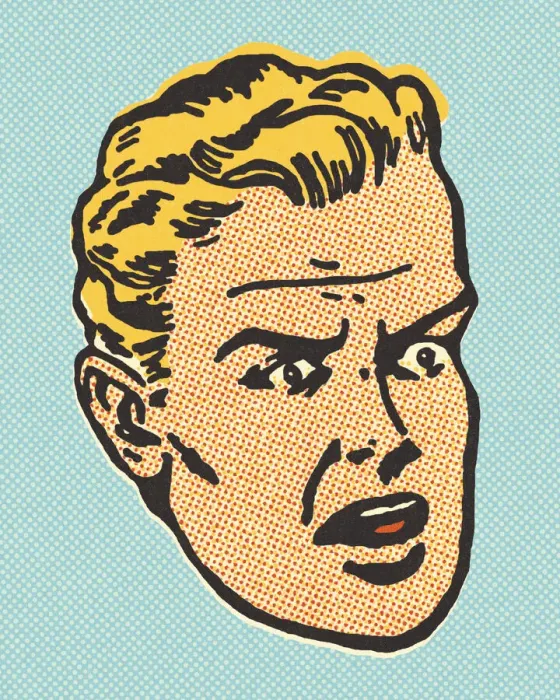 Framed Print : Angry Man Framed Print : Angry Man