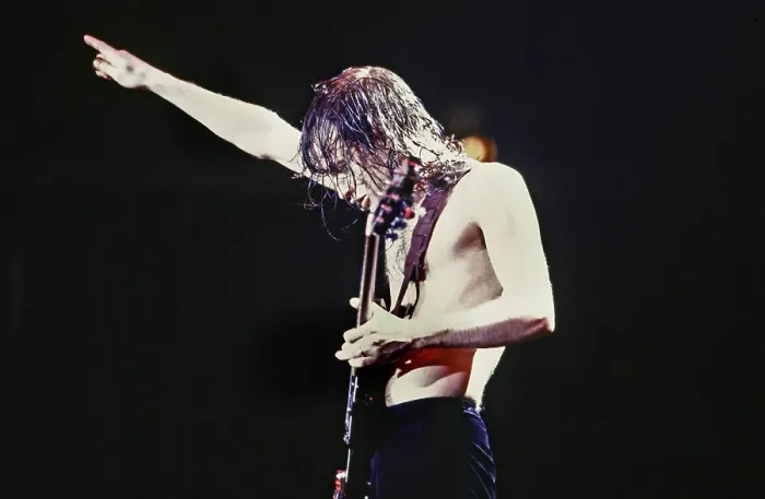 Framed Print : Angus Young Of AC / DC