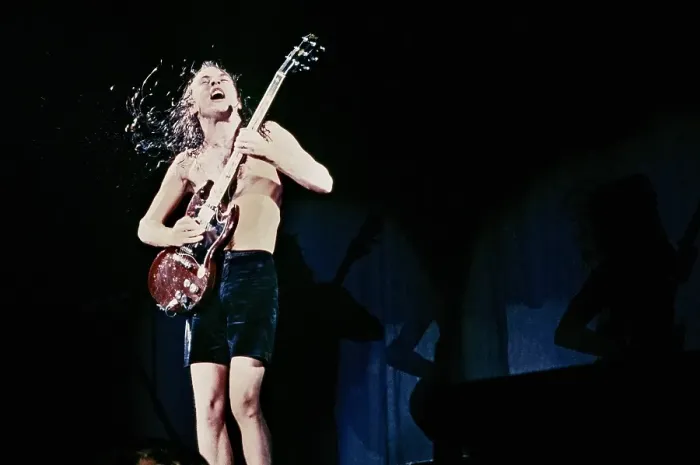 Framed Print : Angus Young Of AC / DC