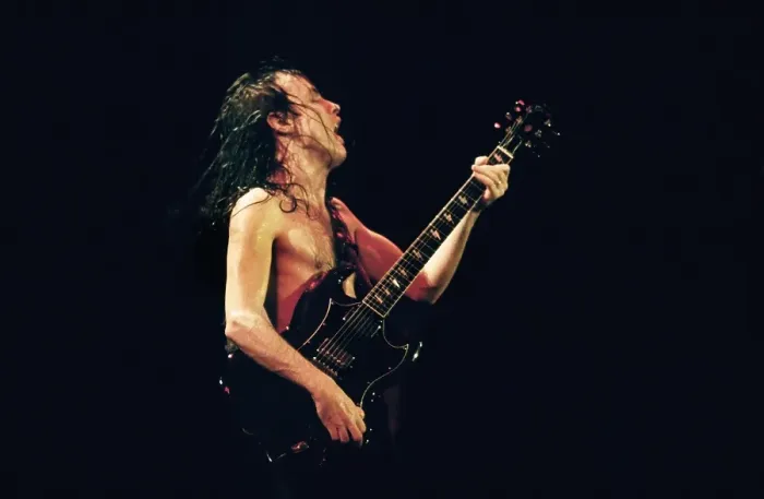 Framed Print : Angus Young Of AC / DC