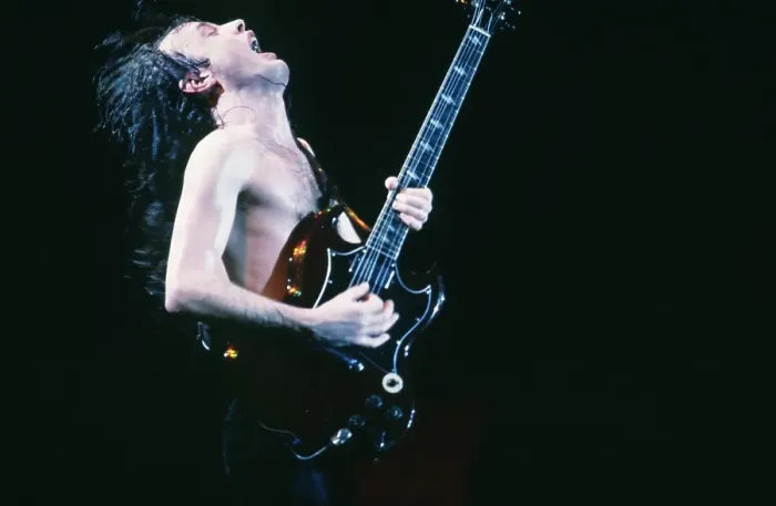 Framed Print : Angus Young Of AC / DC