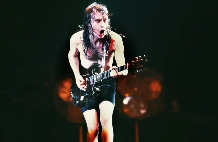 Framed Print : Angus Young Of AC / DC Framed Print : Angus Young Of AC / DC