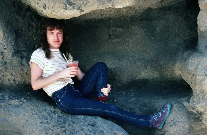 Framed Print : Angus Young Of AC / DC Framed Print : Angus Young Of AC / DC