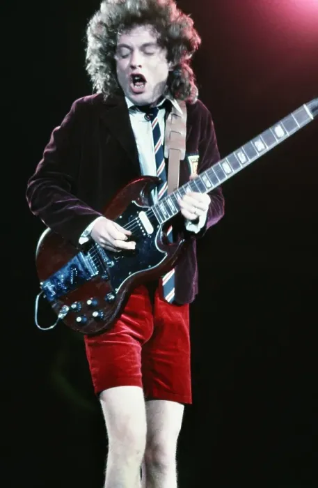 Framed Print : Angus Young Of AC / DC