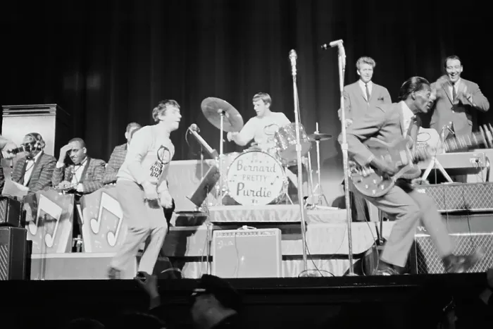 Framed Print : The Animals With Chuck Berry