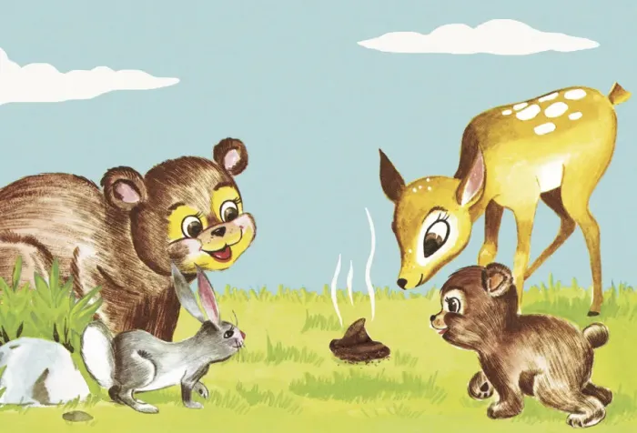 Framed Print : Animals Looking at Poo Framed Print : Animals Looking at Poo