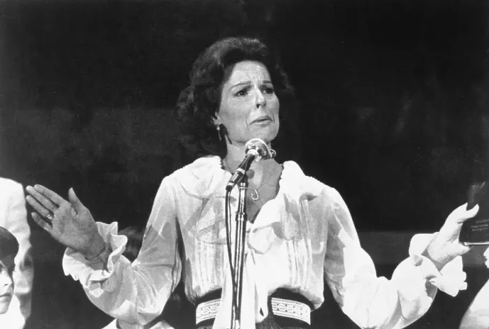 Framed Print : Anita Bryant Addressing Crowd Framed Print : Anita Bryant Addressing Crowd