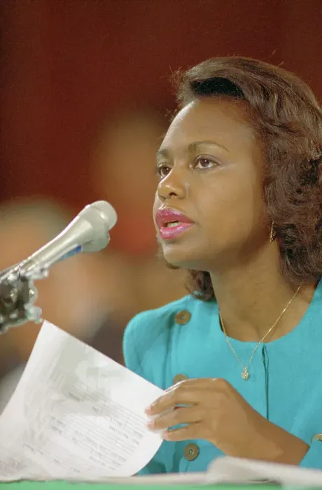 Framed Print : Anita Hill Testifying Framed Print : Anita Hill Testifying