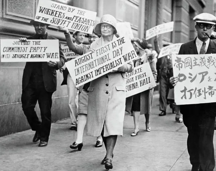 Framed Print : Anita Whitney Protesting Framed Print : Anita Whitney Protesting