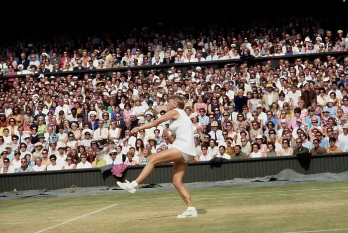 Framed Print : Ann Jones. British tennis player Ann Jones competing in the semi final Framed Print : Ann Jones. British tennis player Ann Jones competing in the semi final