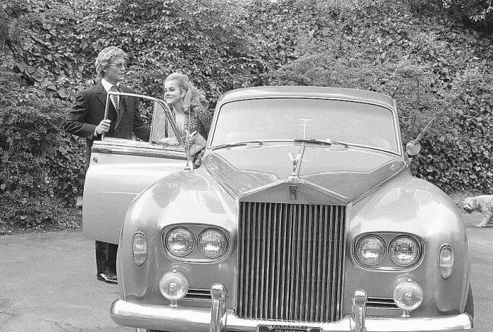 Framed Print : Ann-Margret and Husband with Their Rolls-Royce Framed Print : Ann-Margret and Husband with Their Rolls-Royce