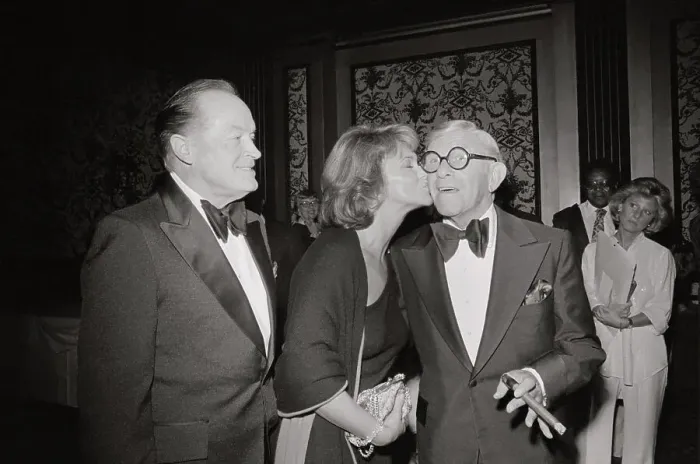 Framed Print : Ann-Margret Kissing George Burns Framed Print : Ann-Margret Kissing George Burns
