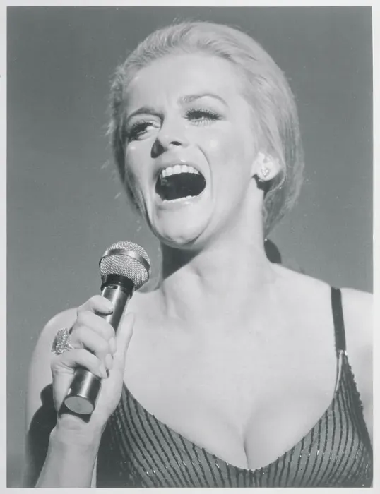 Framed Print : Ann-Margret Singing in Microphone Framed Print : Ann-Margret Singing in Microphone