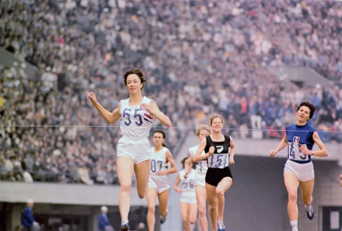 Framed Print : Ann Packer Winning Race Framed Print : Ann Packer Winning Race
