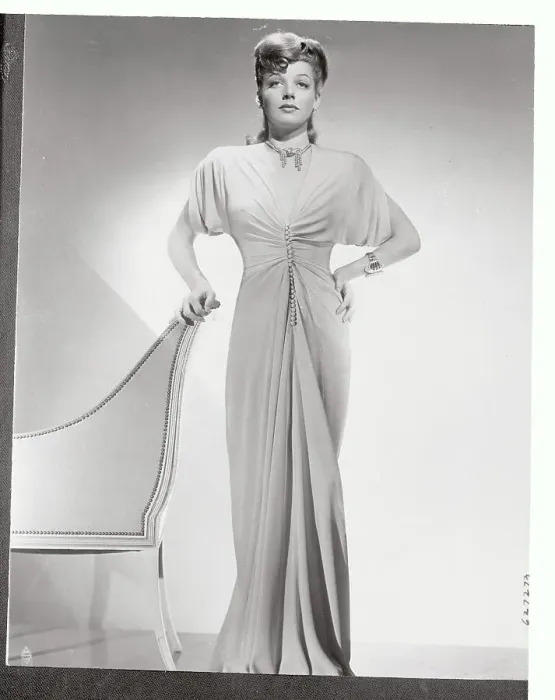 Framed Print : Ann Sheridan Posing in Long Evening Gown Framed Print : Ann Sheridan Posing in Long Evening Gown