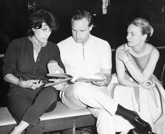 Framed Print : Anna Magnani, Marlon Brando and Joanne Woodward Framed Print : Anna Magnani, Marlon Brando and Joanne Woodward