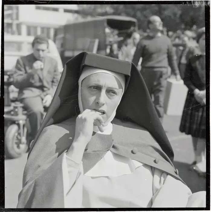 Framed Print : Anna Magnani Playing a Nun Framed Print : Anna Magnani Playing a Nun