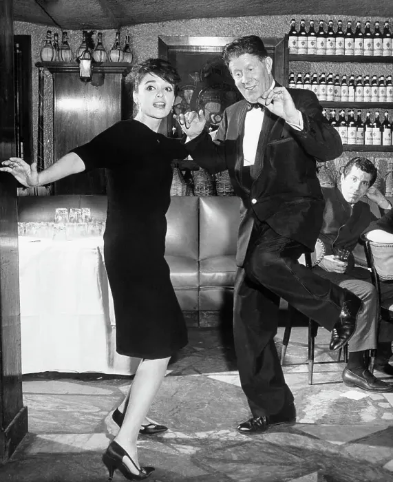 Framed Print : Anna Maria Alberghetti and Rudy Vallee Do The Twist Framed Print : Anna Maria Alberghetti and Rudy Vallee Do The Twist