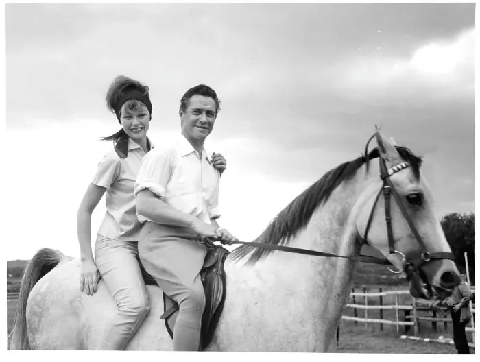 Framed Print : Anne Aubrey And Richard Todd In The Hellions Framed Print : Anne Aubrey And Richard Todd In The Hellions