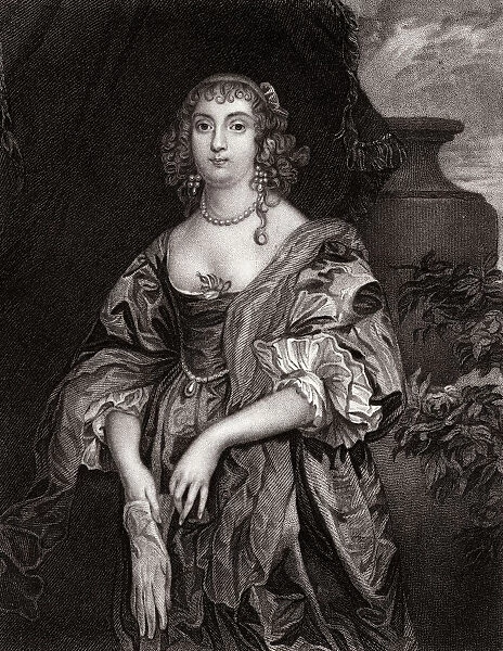 Anne Carr. ' Anne carr, Countess of Bedford (1615-1684)Engraved by J.Cochran (1821-1865)