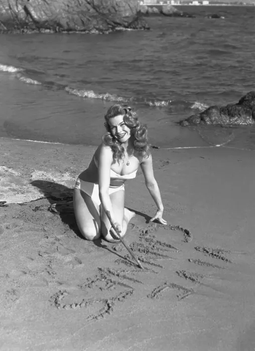 Framed Print : Anne Marie Marsen Writes In Sand Framed Print : Anne Marie Marsen Writes In Sand